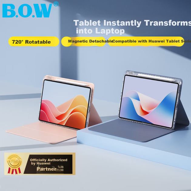 Чехол BOW Hangshi HC039 для планшета Huawei MatePad Air 12 дюймов, умный магнитный съемный чехол со слотом для стилуса, универсальный, темно-зеленый (12 дюймов). - Фото 6 Чехол BOW Hangshi HC039 для планшета Huawei MatePad Air 12 дюймов, умный магнитный съемный чехол со слотом для стилуса, универсальный, темно-зеленый (12 дюймов). - изображение 6