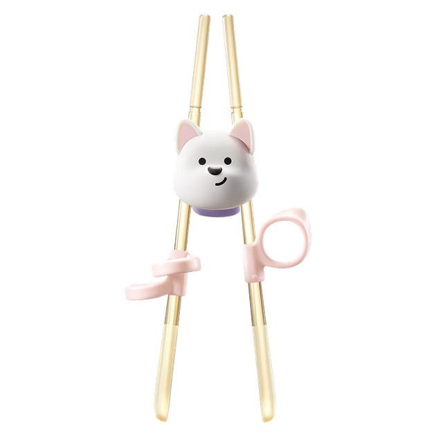 Детские тренировочные палочки для еды Babycare из PPSU Pink, без футляра - Фото 4 Детские тренировочные палочки для еды Babycare из PPSU Pink, без футляра - изображение 4