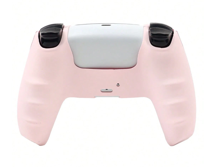 Качественный защитный силиконовый чехол Love (Pink) для геймпада Sony DualSense PS5 + накладки на стики - изображение 2