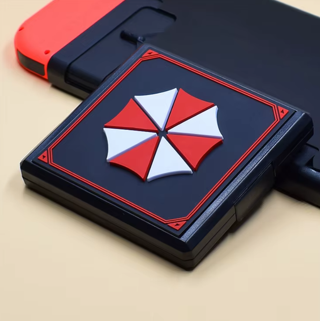 Кейс Resident Evil: Umbrella Corporation для хранения 12 картриджей Nintendo Switch 2 / Switch OLED / Switch Lite - изображение 2