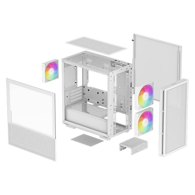 Корпус DeepCool CH360 White (R-CH360-WHAPE3-G-1) без БП - изображение 11