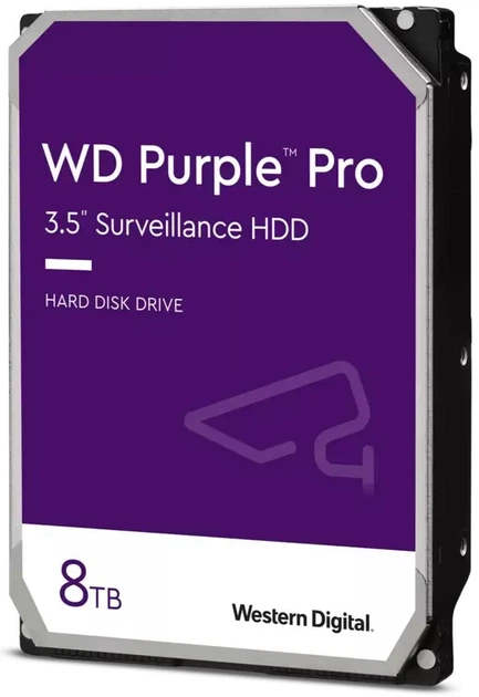 Жорсткий диск WD Purple Pro 8TB 3.5" 7200 256MB SATA для сервера - зображення 2