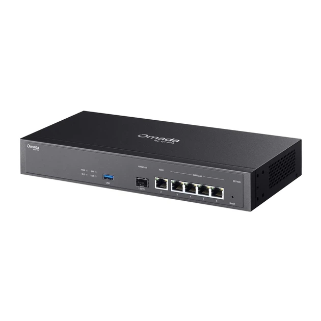 Мультисервисный маршрутизатор TP-LINK ER7406 5 портов Gigabit 44х249х140 мм черный - изображение 6