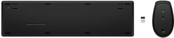 Клавіатура та миша HP бездротові чорні Slim - зображення 4