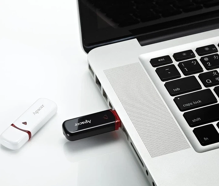 Накопитель USB 2.0 Apacer AH333 32ГБ пластик Белый - изображение 2