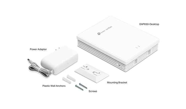 Точка доступа TP-LINK EAP650-Desktop AX3000, 4xGE LAN, 1 FXS-порт, PoE, Passive PoE - изображение 5