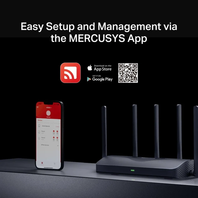 Маршрутизатор MERCUSYS MR47BE BE9300 3x2.5GE LAN 1x2.5GE WAN 6 антенн 2.4-5-6 ГГц - изображение 7