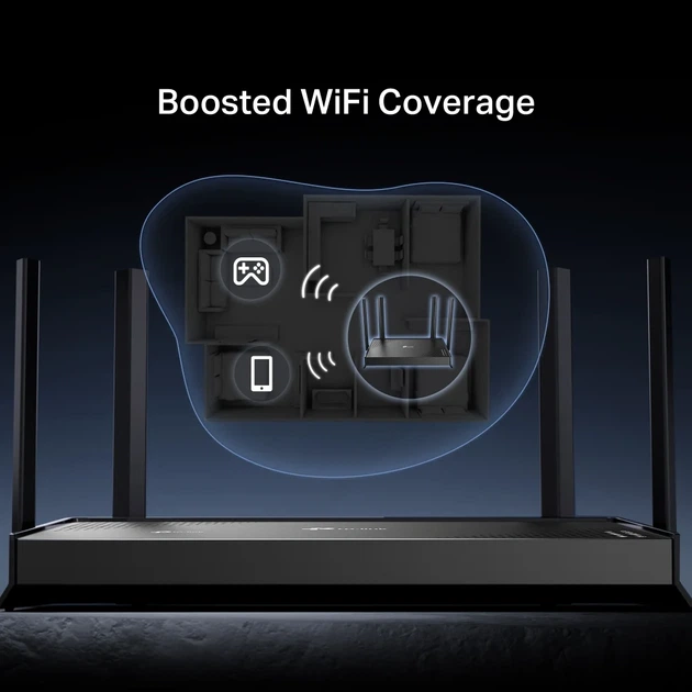 Маршрутизатор TP-Link Wi-Fi 7 4x1 Гбит/с черный - изображение 8
