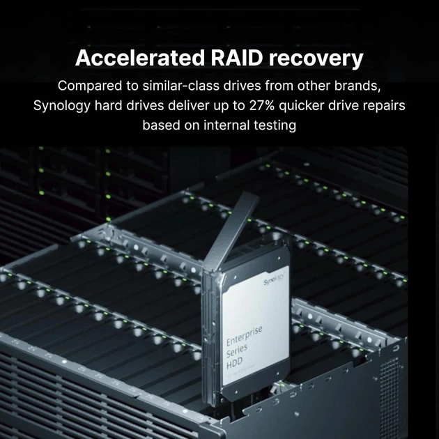 Жорсткий диск Synology SATA 3,5" 24 ТБ 7200 об/хв - Фото 4 Жорсткий диск Synology SATA 3,5" 24 ТБ 7200 об/хв - зображення 4