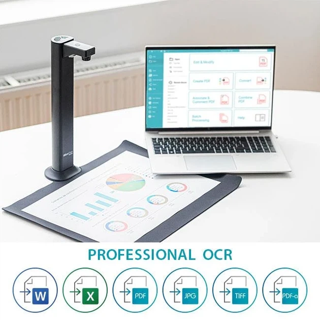 Документ-сканер Iriscan Desk 7 Business A3 24 МП проекційний 5696x4272 - зображення 2