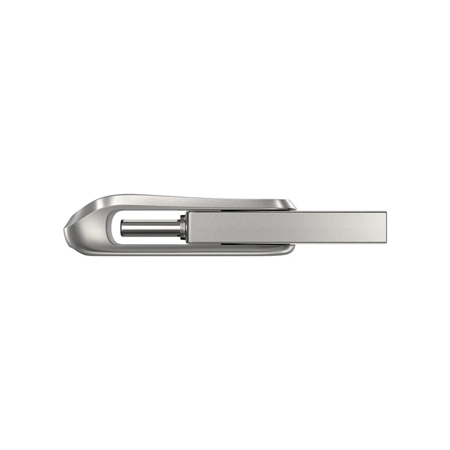Накопитель SanDisk 64GB USB 3.1 Type-A + Type-C Dual Drive Luxe Серебристый - изображение 5