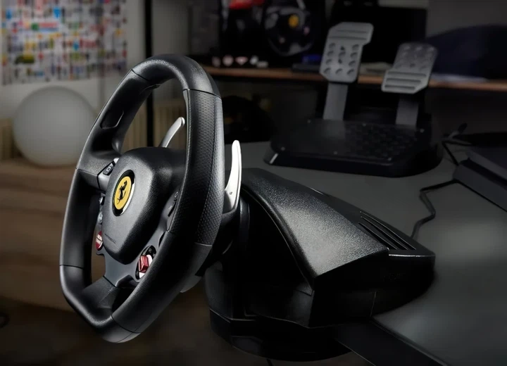 Руль и педали Thrustmaster T80 FERRARI 488 GTB EDITION, PC/PS4/PS3/PS5 - изображение 8