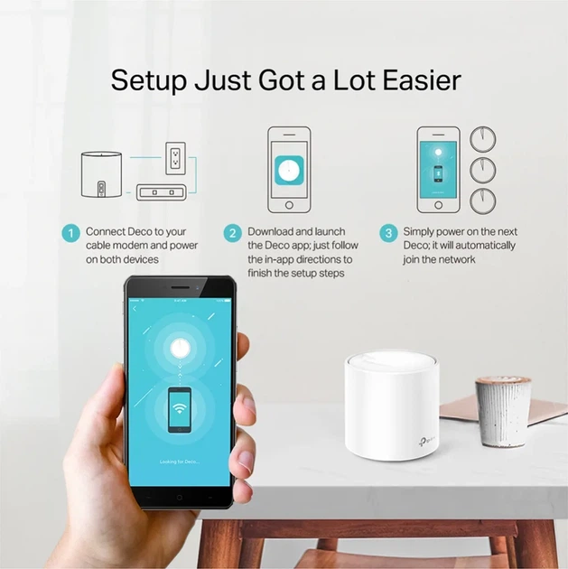 Система WiFi-Mesh TP-LINK Deco X20 AX1800, 1xGE LAN, 1xGE WAN, 2 модуля. - изображение 2