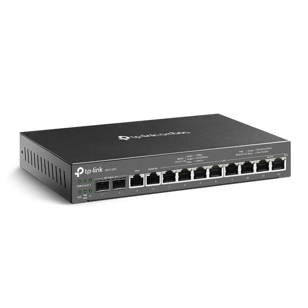 Мультисервисный маршрутизатор TP-Link 8 портов PoE 226х131х35 мм - изображение 2