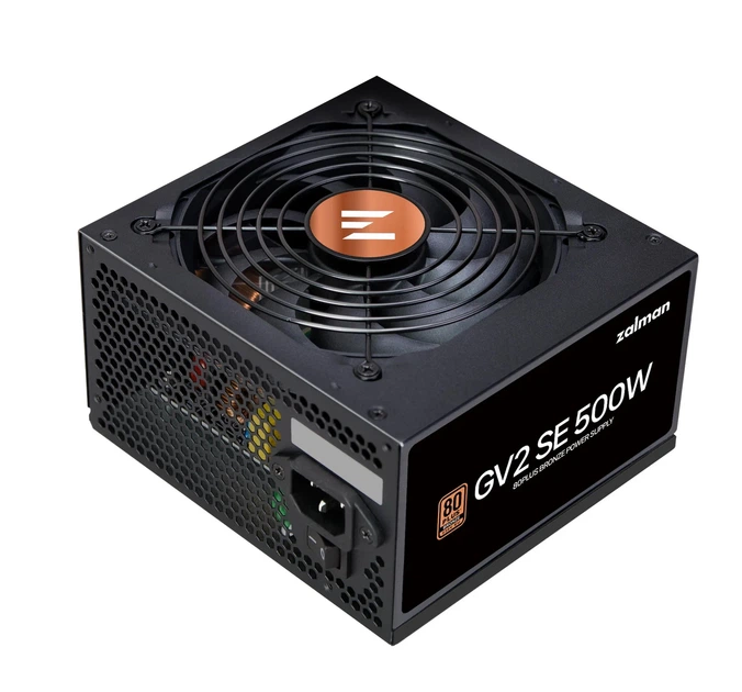 Блок питания Zalman GV2SE (500W) 88%, 80+ Bronze, 120мм, 1xMB 24pin(20+4), 1xCPU(4pin+ 8pin), 3xMolex, 6xSATA, 2xPCIe 8pin(6+2) - изображение 2