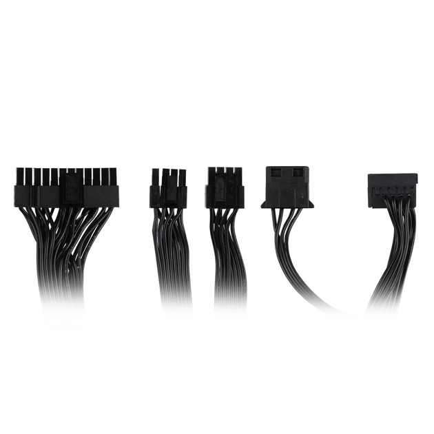 Блок питания 2E Master Power (550W), >80%, 80+ White, 120мм, 1xMB 24pin(20+4), 1xCPU 8pin(4+4), 3xMolex, 5xSATA, 2xPCIe 8pin(6+2) - изображение 7