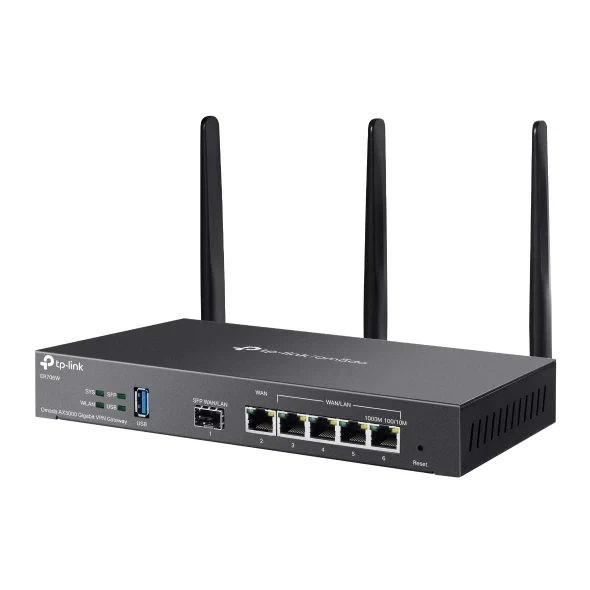 Мультисервисный маршрутизатор TP-LINK ER706W AX3000 4xGE LAN/WAN, 1xGE WAN, 1xSFP, 1xUSB3.0 - изображение 3