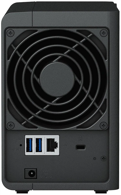 Сетевое хранилище NAS Synology DS223 165x108x232,7 мм - изображение 5
