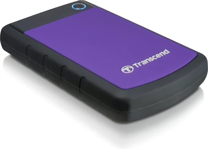 Портативний жорсткий диск Transcend 2TB USB 3.1 StoreJet 25H3 Фіолетовий - зображення 3