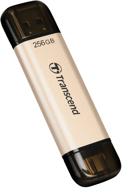 Накопитель Transcend 256GB USB 3.2 Type-A + Type-C JetFlash 930 R420/W400MB/s Черный - изображение 3