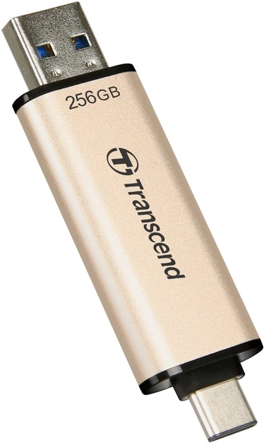 Накопитель Transcend 256GB USB 3.2 Type-A + Type-C JetFlash 930 R420/W400MB/s Черный - изображение 4