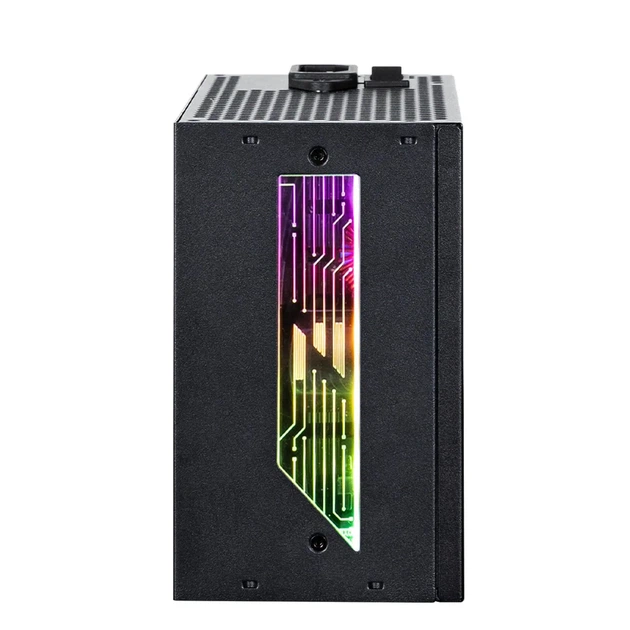 Блок питания Zalman Teramax 2 View (1200W) 99%, 80+ Gold, 120мм, 1xMB 24pin(18+10), 2xCPU(4+4 pin), 3xMolex, 12xSATA, 4xPCIe 8pin(6+2), 1xPCIe GEN5 16pin, 1x +5V ARGB кабель, полностью модуль - изображение 8