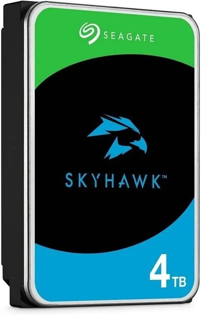 Жорсткий диск Seagate SkyHawk 4TB 3.5" SATA 256MB для відеоспостереження - Фото 4 Жорсткий диск Seagate SkyHawk 4TB 3.5" SATA 256MB для відеоспостереження - зображення 4