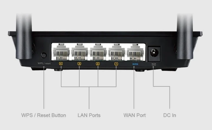 Маршрутизатор ASUS RT-N12E/C1 N300 2 антенны 300 Мбит/с 146x111x28 мм черный - изображение 6