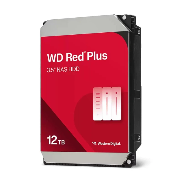Жорсткий диск WD 12TB 3.5" SATA Red Plus для NAS - Фото 3 Жорсткий диск WD 12TB 3.5" SATA Red Plus для NAS - зображення 3