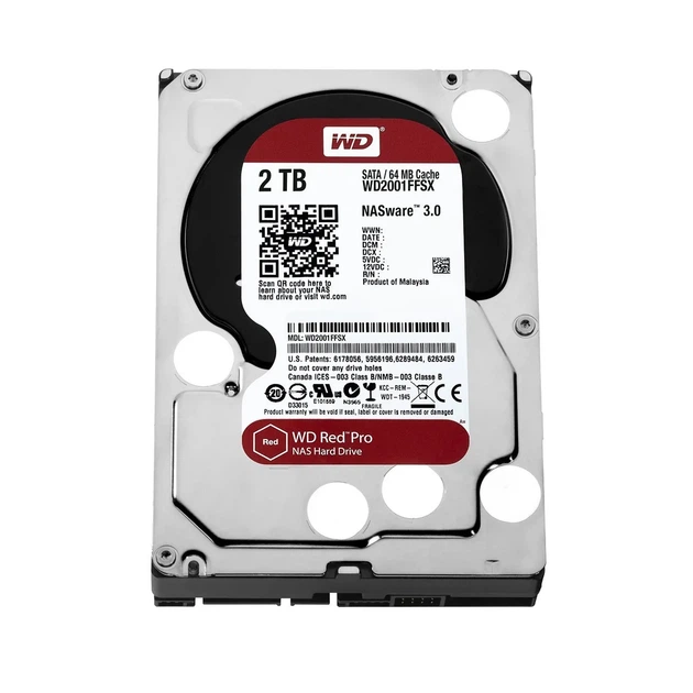 Жорсткий диск WD 2TB 3.5" 7200 64MB SATA Red Pro NAS - Фото 7 Жорсткий диск WD 2TB 3.5" 7200 64MB SATA Red Pro NAS - зображення 7