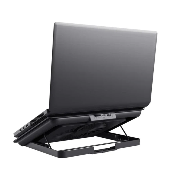Подставка для ноутбука Trust Exto ECO, до 16", 2xUSB-A, серый - изображение 4