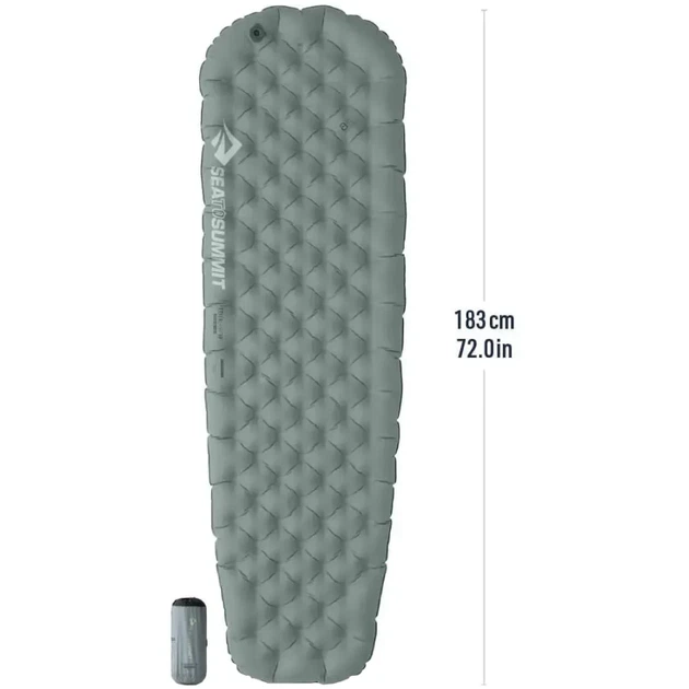 Коврик надувной Sea To Summit Ether Light XR Insulated ASC Mat Regular Dark Gray - изображение 3