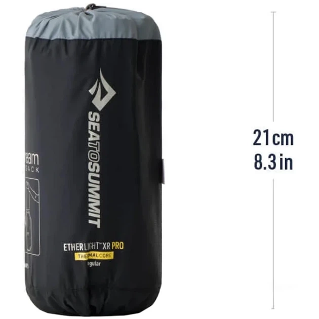 Коврик надувной Sea To Summit Ether Light XR Pro Insulated ASC Mat Regular Pirate Black - изображение 2
