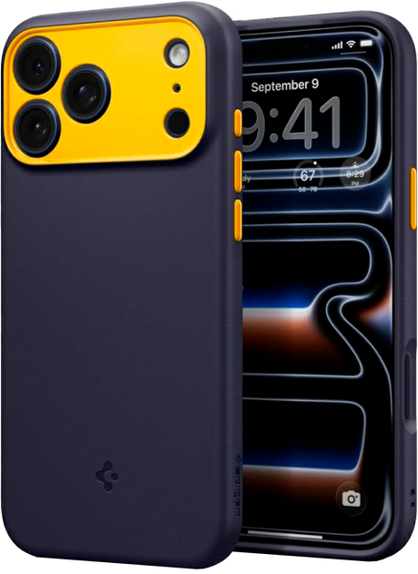 Etui plecki Spigen Nano Pop MagSafe do Apple iPhone 18 Pro/17 Pro Navy Blue (8800337253047) - Zdjęcie 1 Etui plecki Spigen Nano Pop MagSafe do Apple iPhone 18 Pro/17 Pro Navy Blue (8800337253047) - obraz 1