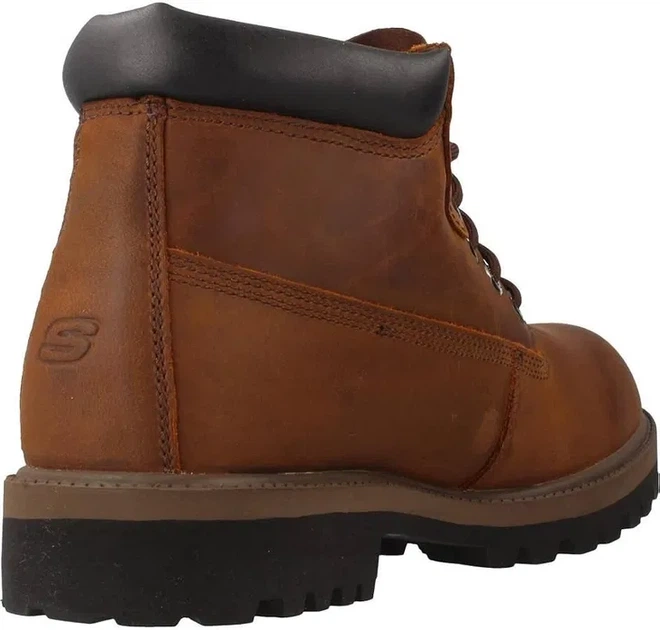 Чоловічі чоботи Skechers 47.5р., коричневі, 31.5 см - зображення 4