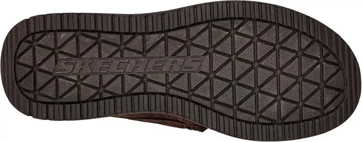 Мужские слипоны Skechers 47р, коричневые, 31 см - изображение 4