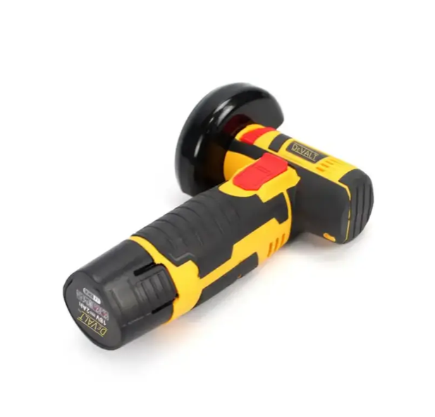 Аккумуляторная болгарка DeWalt DCG75N 12 В 2 А·ч угловая шлифмашина 100 мм с 2 АКБ мини болгарка 19500 об/мин для резки и шлифовки беспроводная УШМ с плавным пуском в кейсе - изображение 3