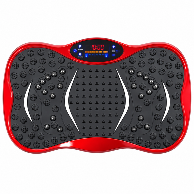 Виброплатформа для фитнеса • 200 Вт, 99 скоростей, 5 программ, Bluetooth, USB, эспандеры, до 150 кг - изображение 9