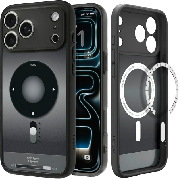 Панель Spigen Ultra Hybrid MagSafe Case для Apple iPhone 18 Pro Max / 17 Pro Max Black (8800337252576) - Фото 1 Панель Spigen Ultra Hybrid MagSafe Case для Apple iPhone 18 Pro Max / 17 Pro Max Black (8800337252576) - зображення 1