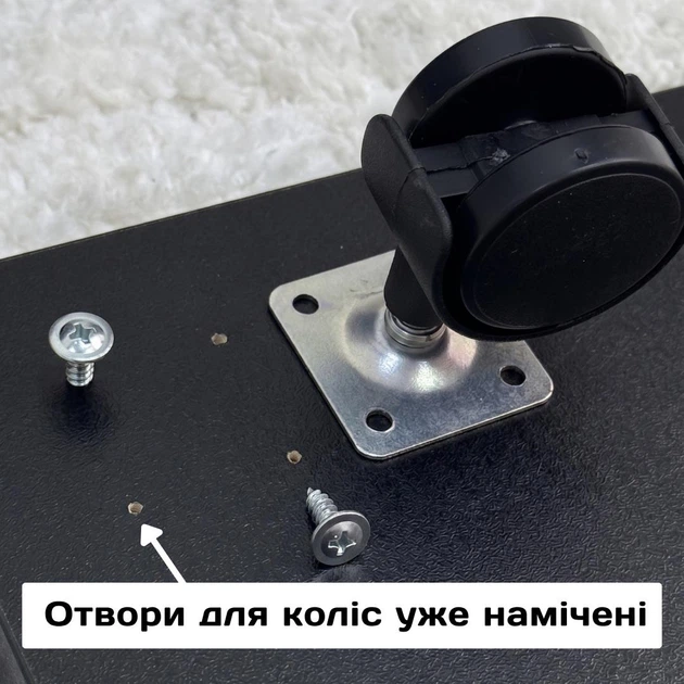 Подставка для зарядной станции EcoFlow (Экофлоу), Bluetti и ПК на колесах 50х30 см универсальная черная - изображение 5