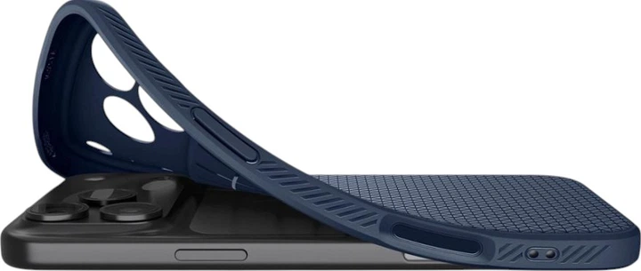 Панель Spigen Liquid Air для Apple iPhone 18 Pro / 17 Pro Navy Blue (8800337252767) - Фото 6 Панель Spigen Liquid Air для Apple iPhone 18 Pro / 17 Pro Navy Blue (8800337252767) - зображення 6