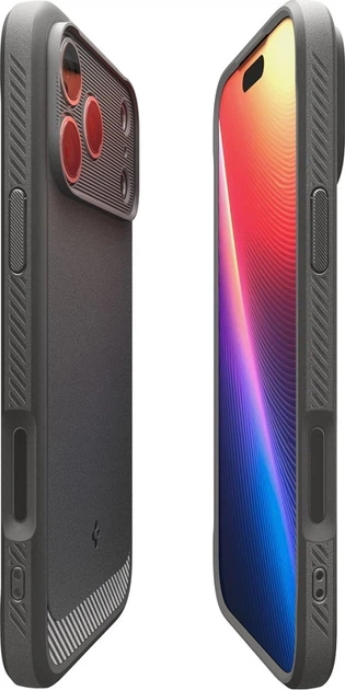 Etui plecki Spigen Rugged Armor Mag do Apple iPhone 18 Pro / 17 Pro Gray (8800337252743) - Zdjęcie 5 Etui plecki Spigen Rugged Armor Mag do Apple iPhone 18 Pro / 17 Pro Gray (8800337252743) - obraz 5