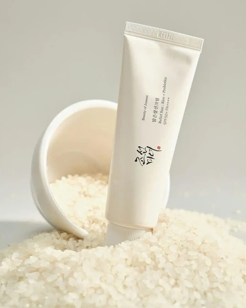 Сонцезахисний крем із пробіотиками Beauty of Joseon Relief Sun Rice Probiotics SPF50+ 50 ml - Фото 2 Сонцезахисний крем із пробіотиками Beauty of Joseon Relief Sun Rice Probiotics SPF50+ 50 ml - зображення 2