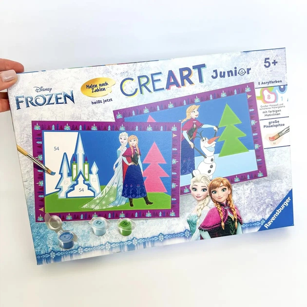 Картина за номерами Ravensburger CreArt Junior Холодне серце (Disney Frozen) - зображення 2