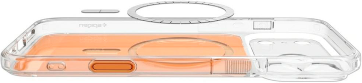 Панель Spigen Ultra Hybrid T Mag MagSafe для Apple iPhone 18 Pro Max / 17 Pro Max Transparent/Orange (8800337252590) - Фото 5 Панель Spigen Ultra Hybrid T Mag MagSafe для Apple iPhone 18 Pro Max / 17 Pro Max Transparent/Orange (8800337252590) - зображення 5