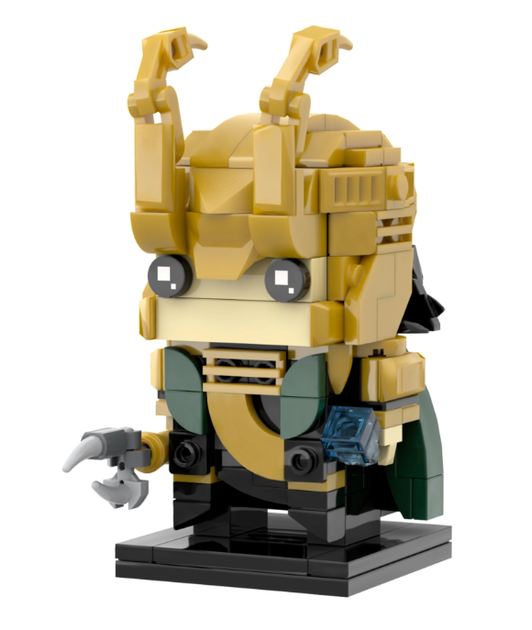 Конструктор MOOXI Brick Headz: Marvel Loki (224 детали) - Фото 1 Конструктор MOOXI Brick Headz: Marvel Loki (224 детали) - изображение 1