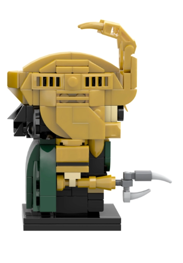Конструктор MOOXI Brick Headz: Marvel Loki (224 детали) - Фото 8 Конструктор MOOXI Brick Headz: Marvel Loki (224 детали) - изображение 8