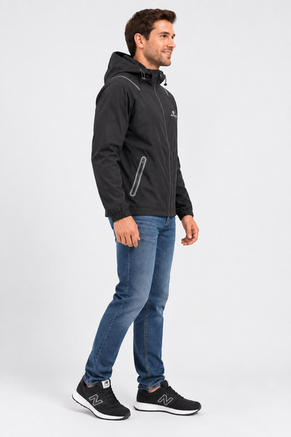Кофта AVECS з технологією Streth Cotton (M)48 Чорна - Фото 3 Кофта AVECS з технологією Streth Cotton (M)48 Чорна - зображення 3