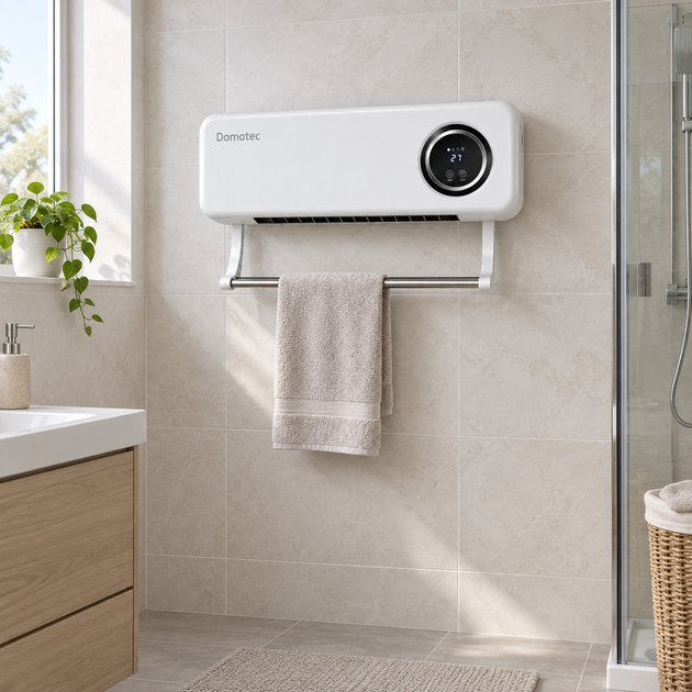 Настенный обогреватель DOMOTEC MS-5963 2000 Вт, электрический, с терморегулятором и LED-дисплеем, с защитой от перегрева - изображение 5