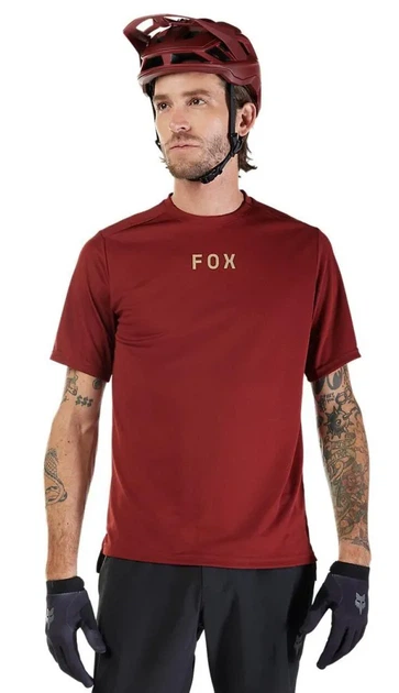 Джерси велосипедное Fox Ranger Wordmark рыжее, размер S - изображение 5
